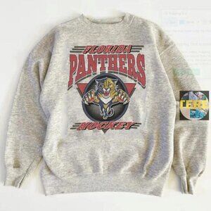Florida Panther Hockey graphic ash Sweatshirt unisex men women 1997